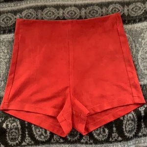 Faux Suede Shorts